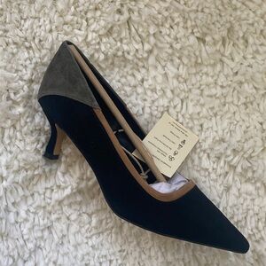 Sanctuary Black and Gray Heels